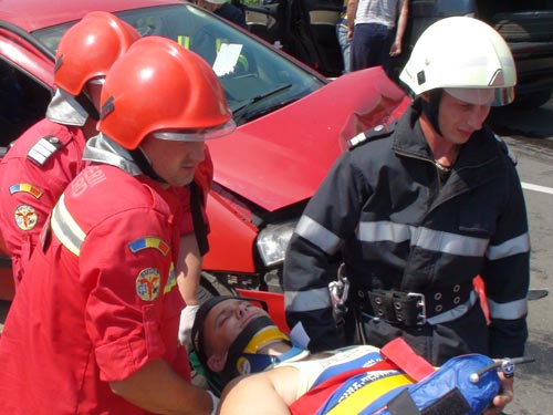 Foto: accident Dan Hotico - Baia Mare (c) eMaramures.ro